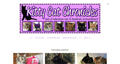 Desktop Screenshot of kittycatchronicles.com