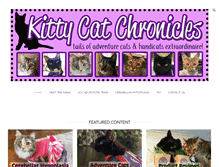 Tablet Screenshot of kittycatchronicles.com